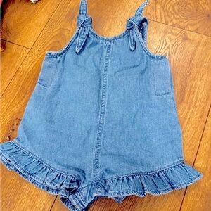 Little Co Denim Romper